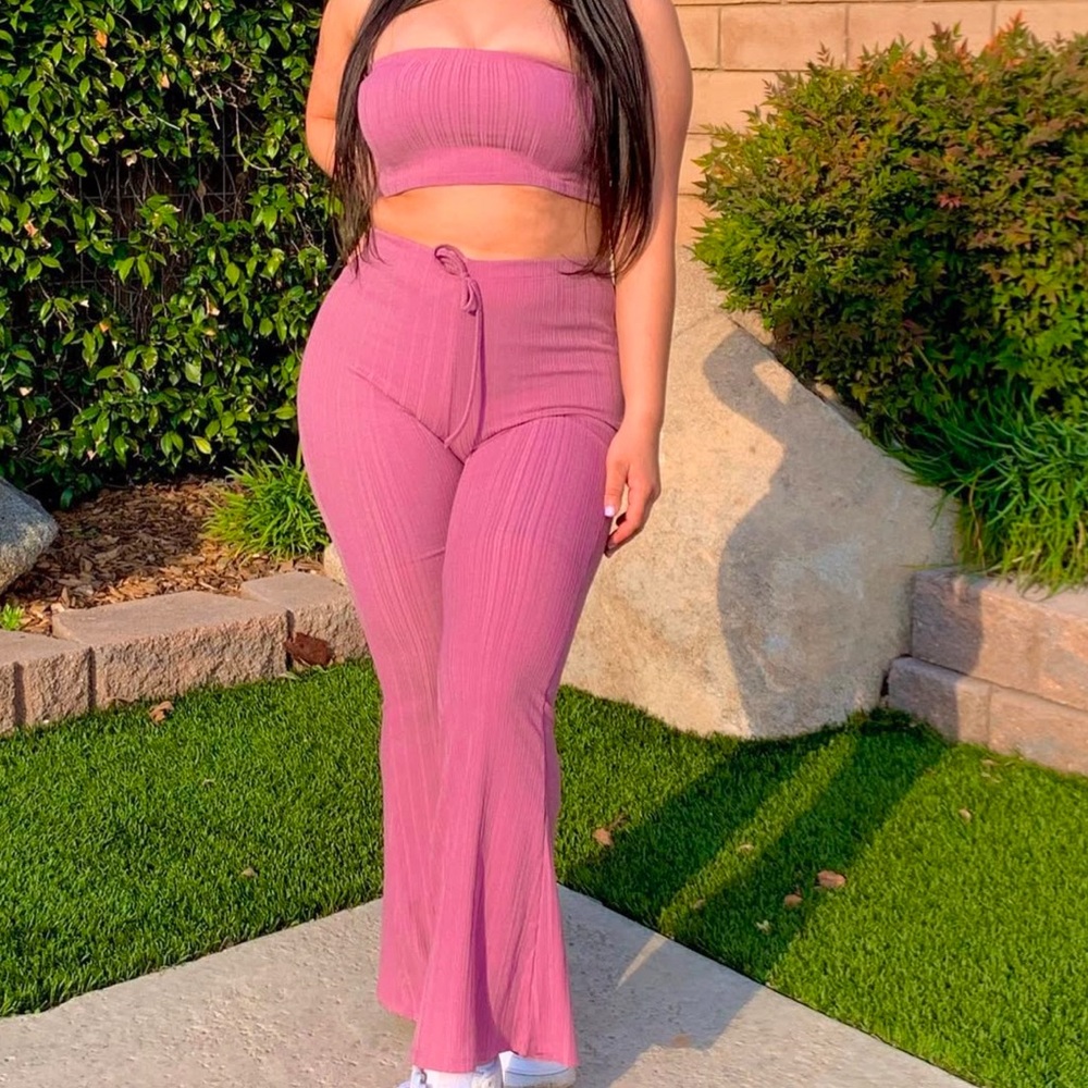 Elegant Pink Women's Jumpsuit